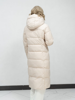 пуховик зимний женский с капюшоном