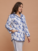 Кофта Кфн-002Х/серый-кошкибабочки