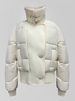 Куртка LJHY 8029-4 комбинированная с воротником и широкой резинкой