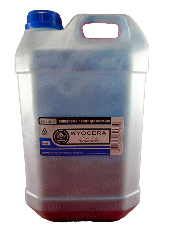 Тонер для Kyocera Universal (TK-590/540/550/560/570/580/820/825/855/865/895) Cyan (1кг) B&amp;W Premium