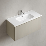 Тумба подвесная SANCOS Snob R 1.0 995х445х406, c одним ящиком оснащенным доводчиками, Beige Soft , арт.SNR1.0100CE