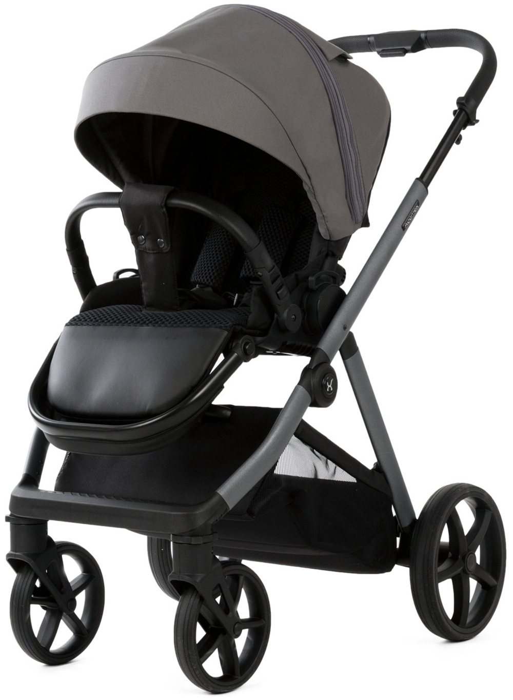 Детская коляска Adamex Sigma Natura 2 в 1 SI-10-STONE (Т.СЕРЫЙ)