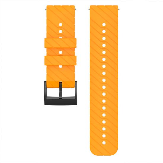 Силиконовый ремешок Suunto 24 mm для 9 / 9 Baro / 7 / D5 / Spartan Sport быстросъемный (Athletic 3) (Серый)