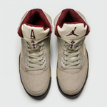 кроссовки Air Jordan 5 Beige / Black Gum Ftwr.