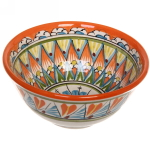 Коса средняя 15,5см оранжевая Мехроб Риштанская Керамика