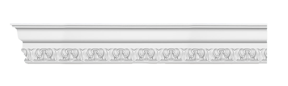 Плинтус потолочный с рисунком Decomaster DT-33F гибкий 80х35х2400мм