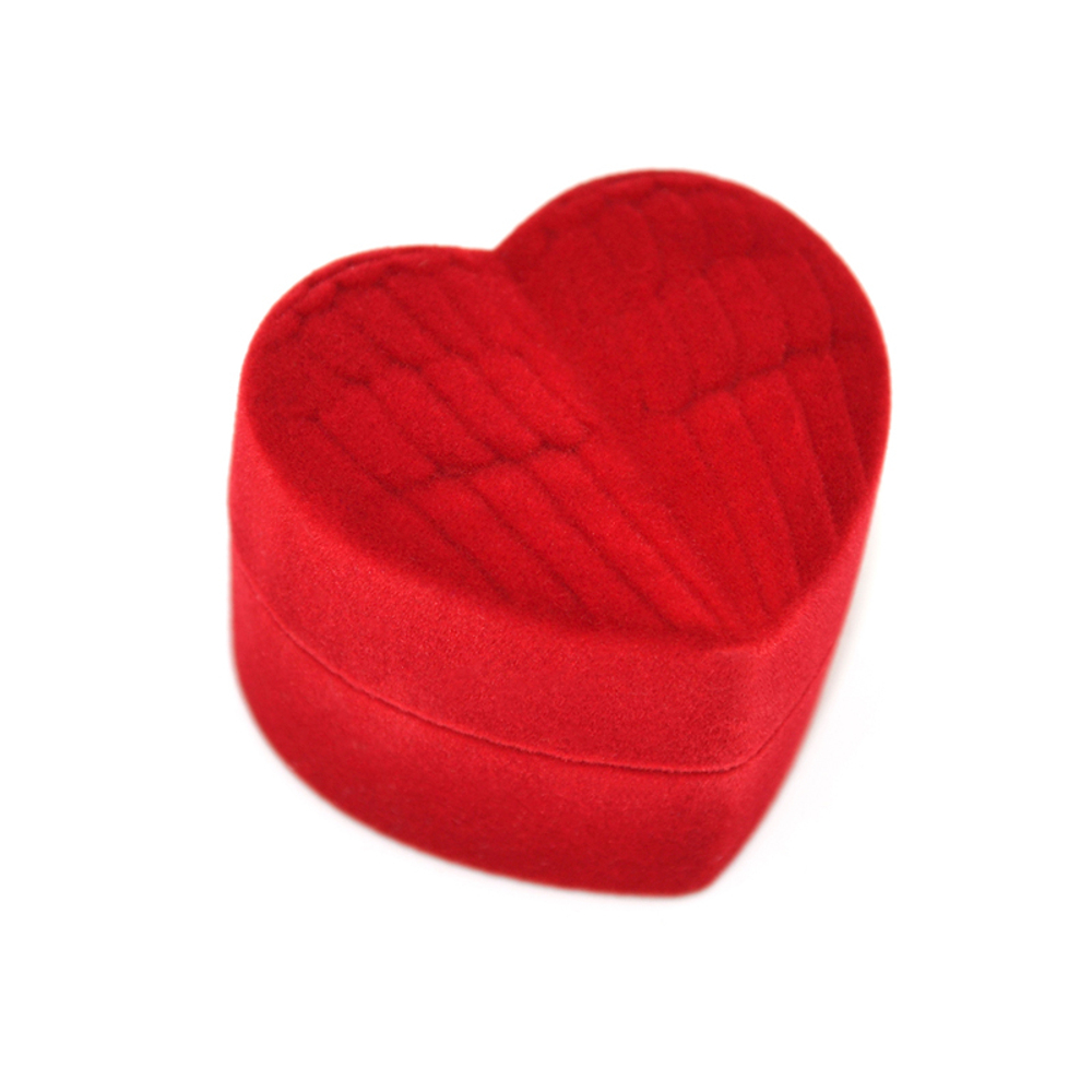 Миниатюрный футляр‑сердечко с крылышками серии «Романтика» для украшений