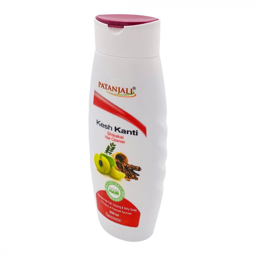 PATANJALI Shampoo based on soap nuts Shikaka Шампунь на основе мыльных орехов Шикакай 200мл