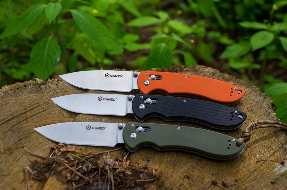 Нож Ganzo G740 зеленый, G740-GR