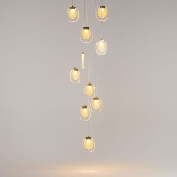 Подвесной светодиодный светильник Maytoni Modern Biology MOD367PL-L30BBSK