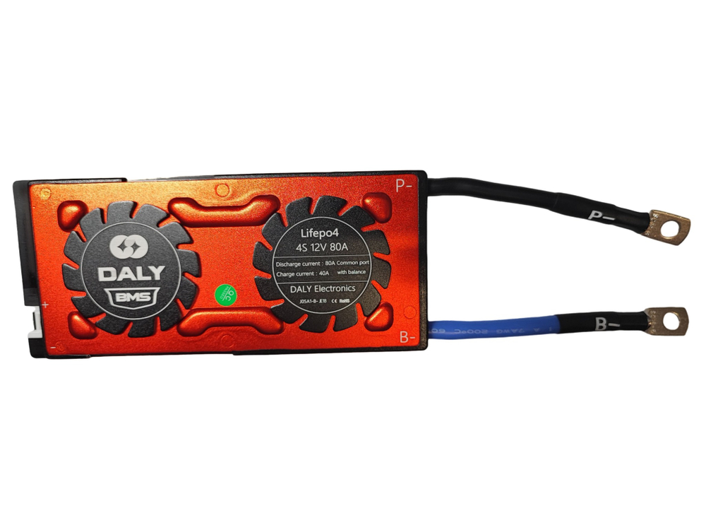 Плата контроля BMS LiFePO4 4S 12V 80A
