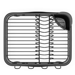 Сушилка для посуды Sinkin, 28х14х47 см, черная