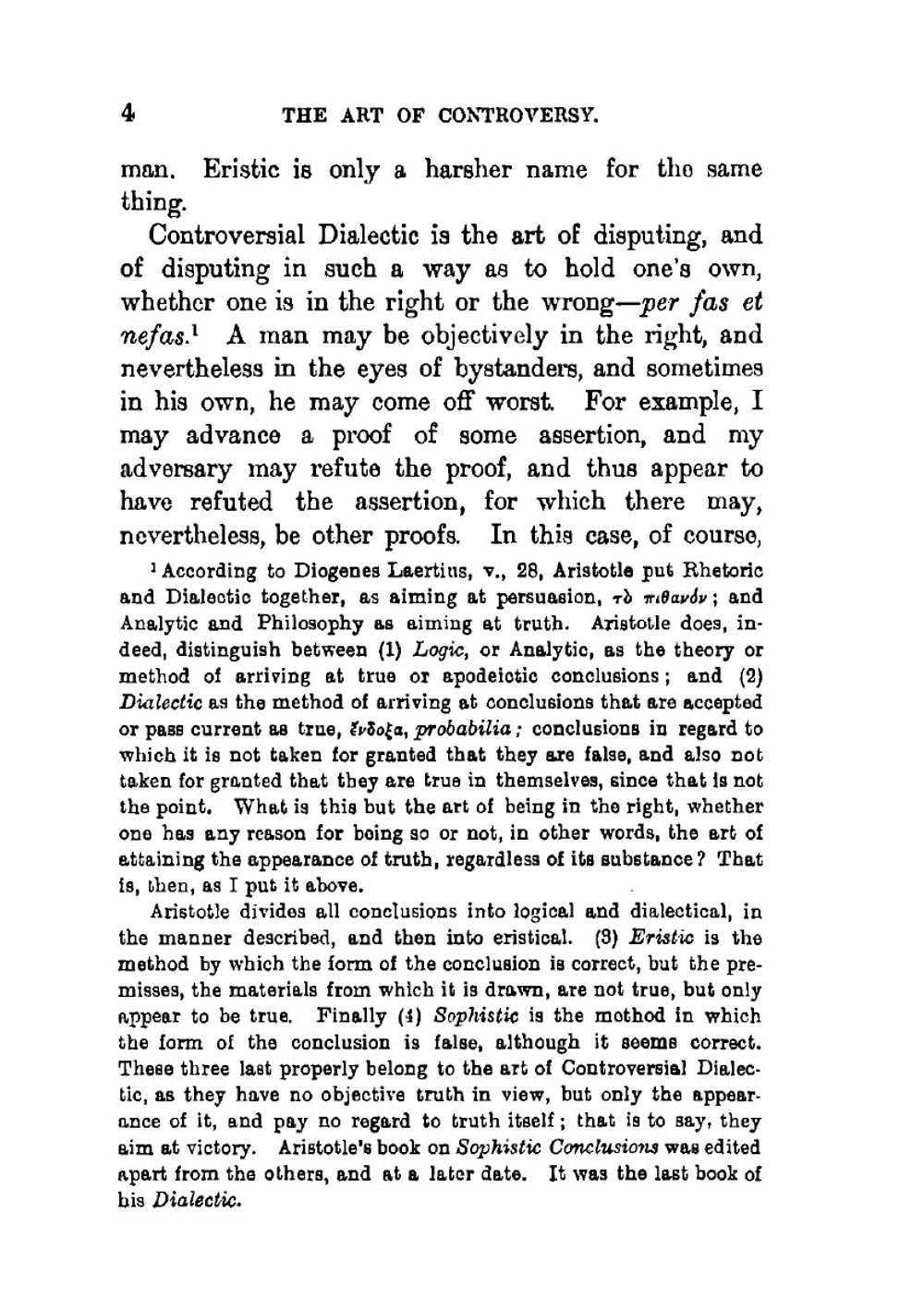 The art of controversy. and other posthumous papers | Артур Шопенгауэр