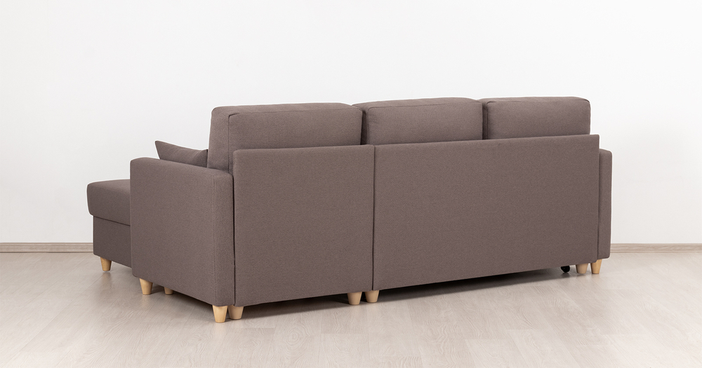 Дилан угловой диван-кровать (бронзовый)