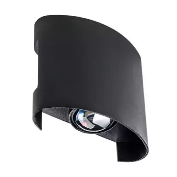 Уличный настенный светодиодный светильник 2W 4000К 343017 чёрный Gemma Lightstar