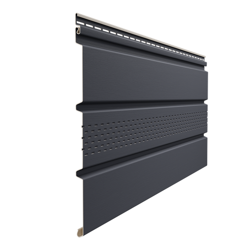 Софит Premium, T4 с центральной перфорацией, графит