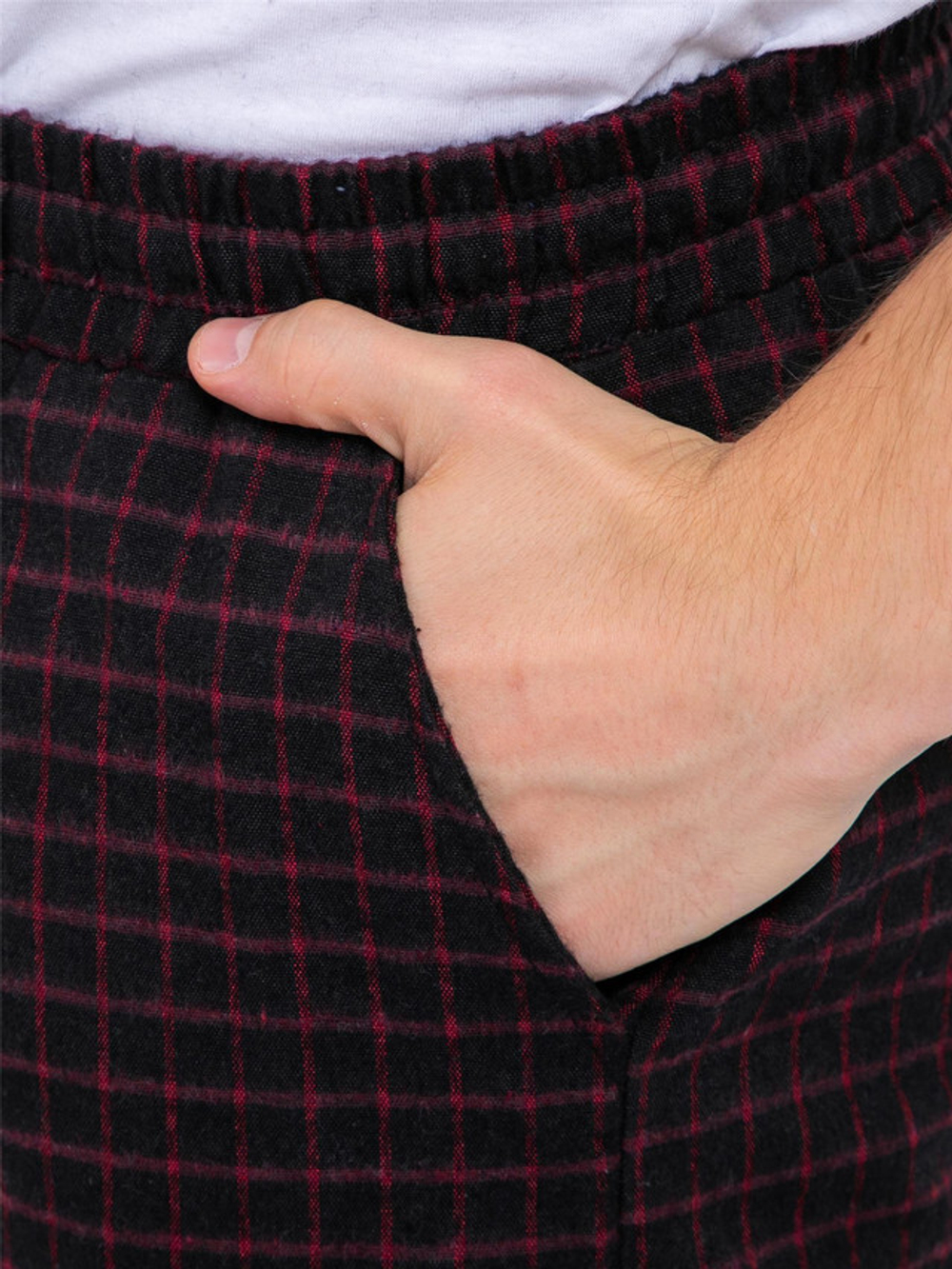 Мужские пижамные штаны для максимального комфорта - ШВЕЙНЫЕ детали, спортивный стиль и 100% хлопок - 09198