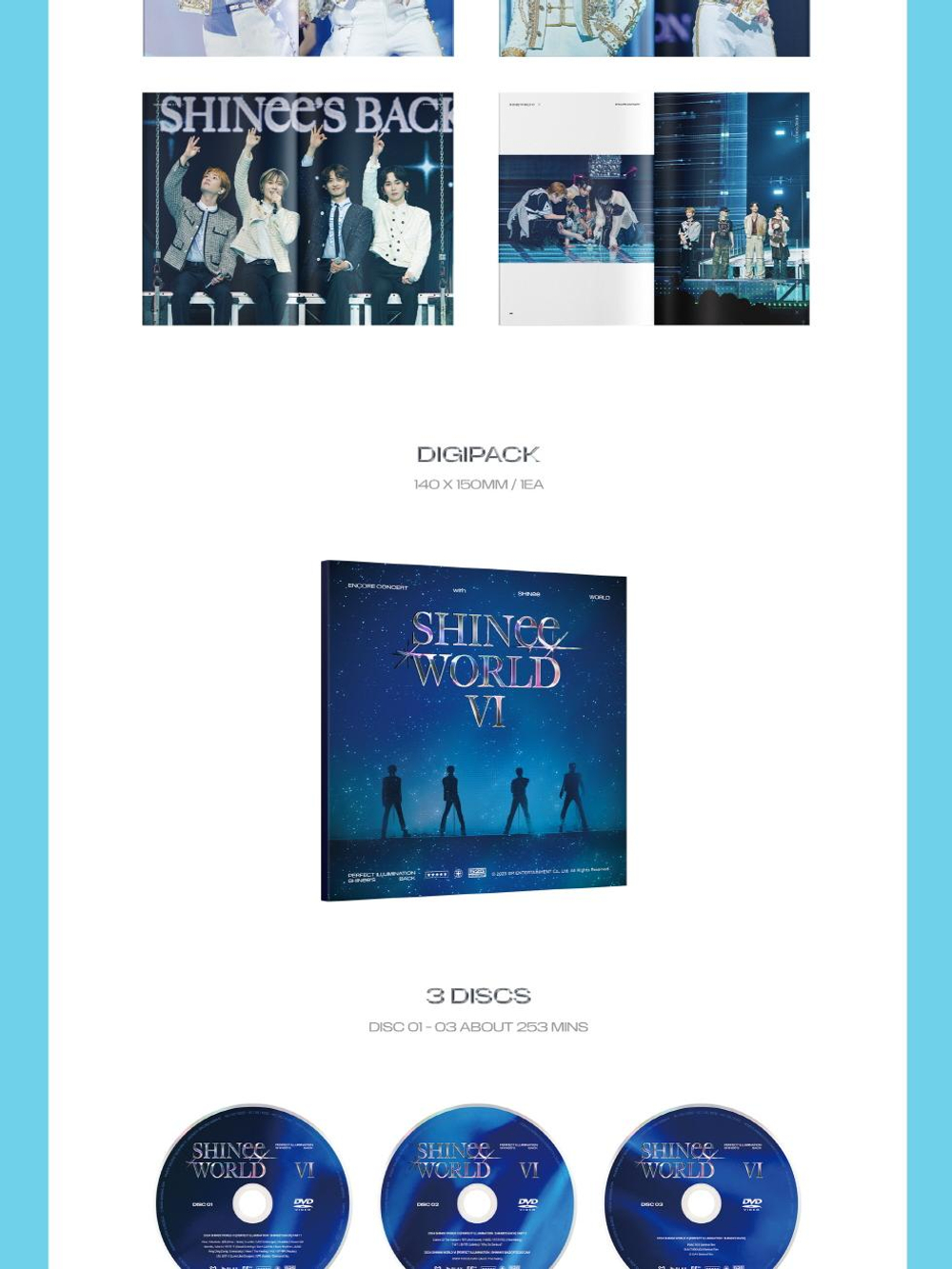 видео SHINee - PERFECT ILLUMINATION : SHINEE'S BACK WORLD VI DVD ONEW Version