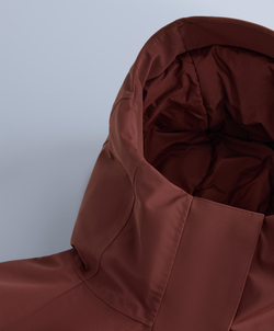 Oysho Водонепроницаемая куртка с карманами Primaloft® Feel the Performance TM SKI, терракотовый