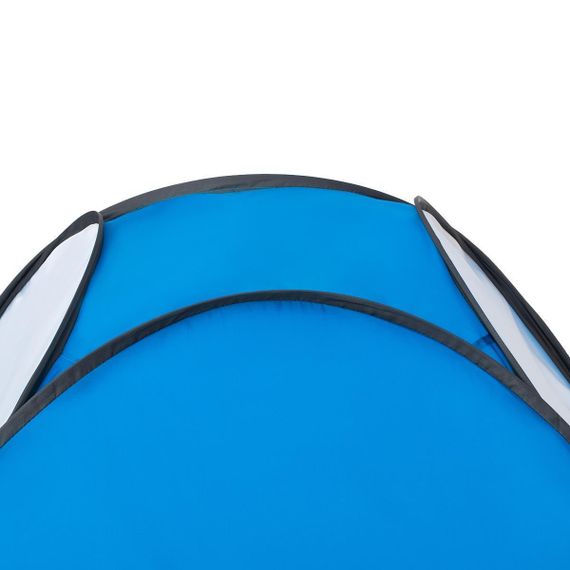 Палатка зимняя PREMIER автомат 2*2 бело-голубая дно на молнии