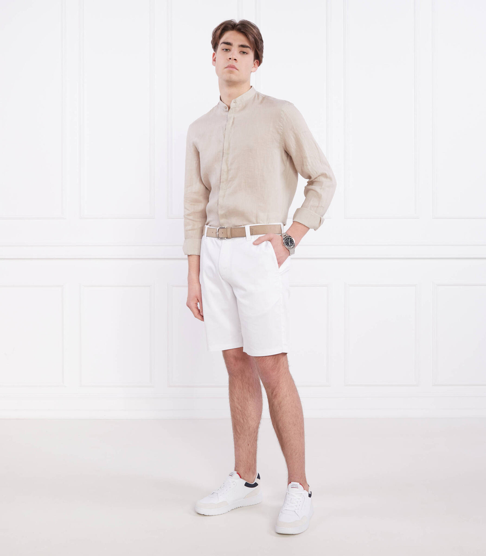 Льняная рубашка Armani Exchange - бежевый(8NZC66 ZNCFZ)