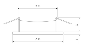 Точечный светильник 711 CH (хром) Elektrostandard