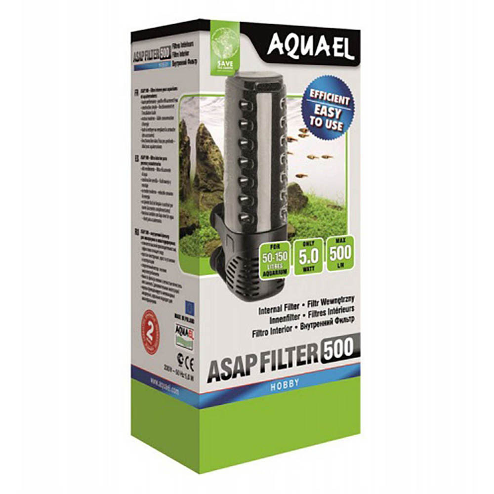 Aquael Asap 500 внутренний фильтр (до 150 л), 500 л/ч