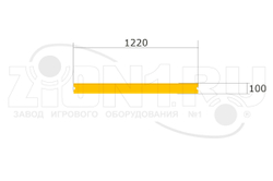 Планка индикатора бруска для отталкивания