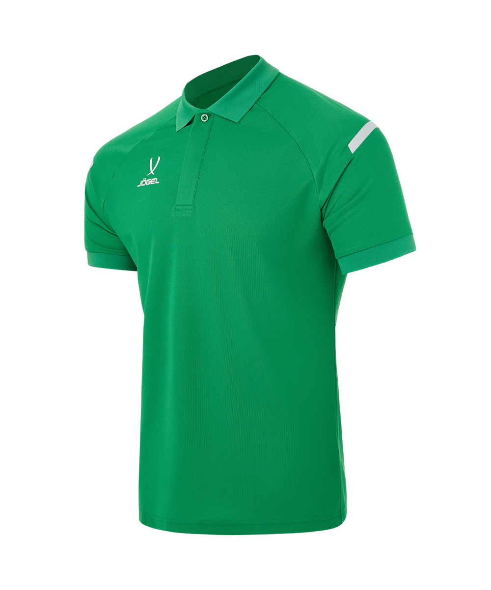 Поло CAMP 2 Poly Polo, зеленый/белый