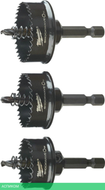 Набор коронок Milwaukee Shockwave 3 шт (49224800)