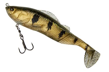 Приманка ADUSTA Pick tail swimmer 7" (#203 Perch)