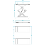 NORDBERG (N631L-3B_380) Подъемник ножничный низкопрофильный 380В, г/п 3т