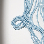 Шпинель синтетическая "Иранская бирюза", 2,1мм, шар, микроогранка