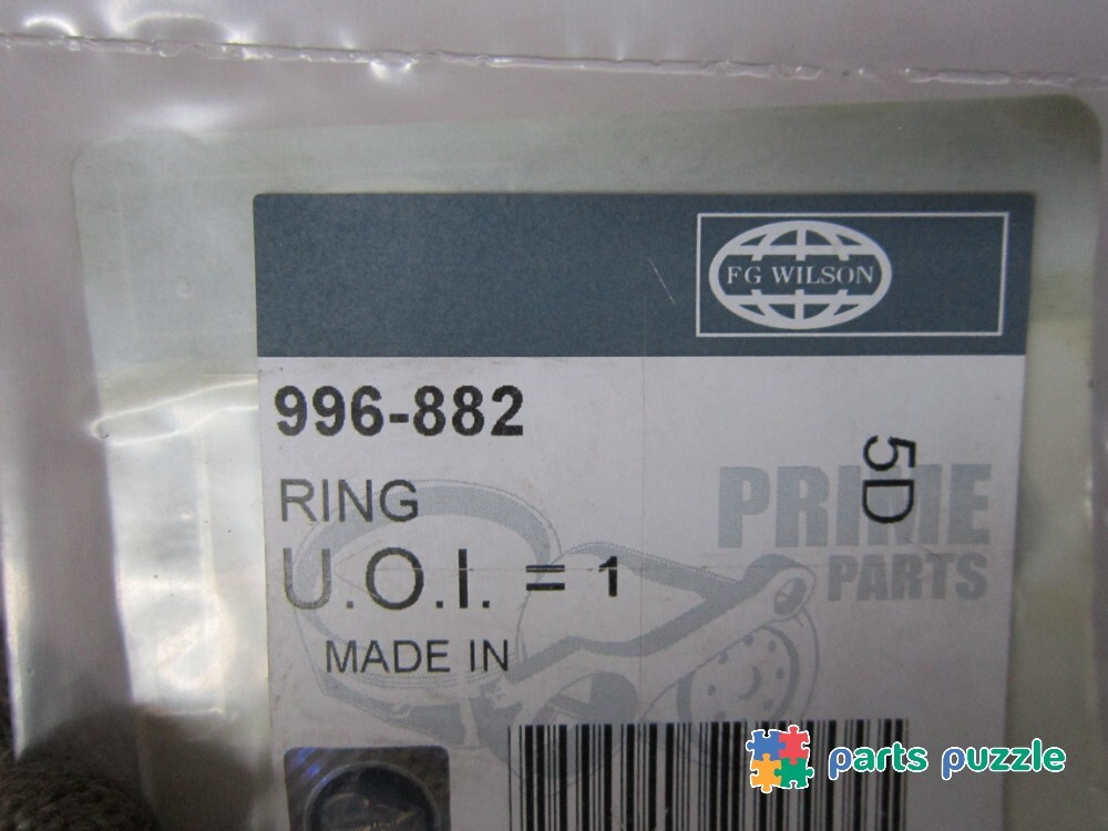 Кольцо уплотнительное / RING АРТ: 996-882