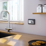 Рамка для двойной розетки Stream (графит) W0082104