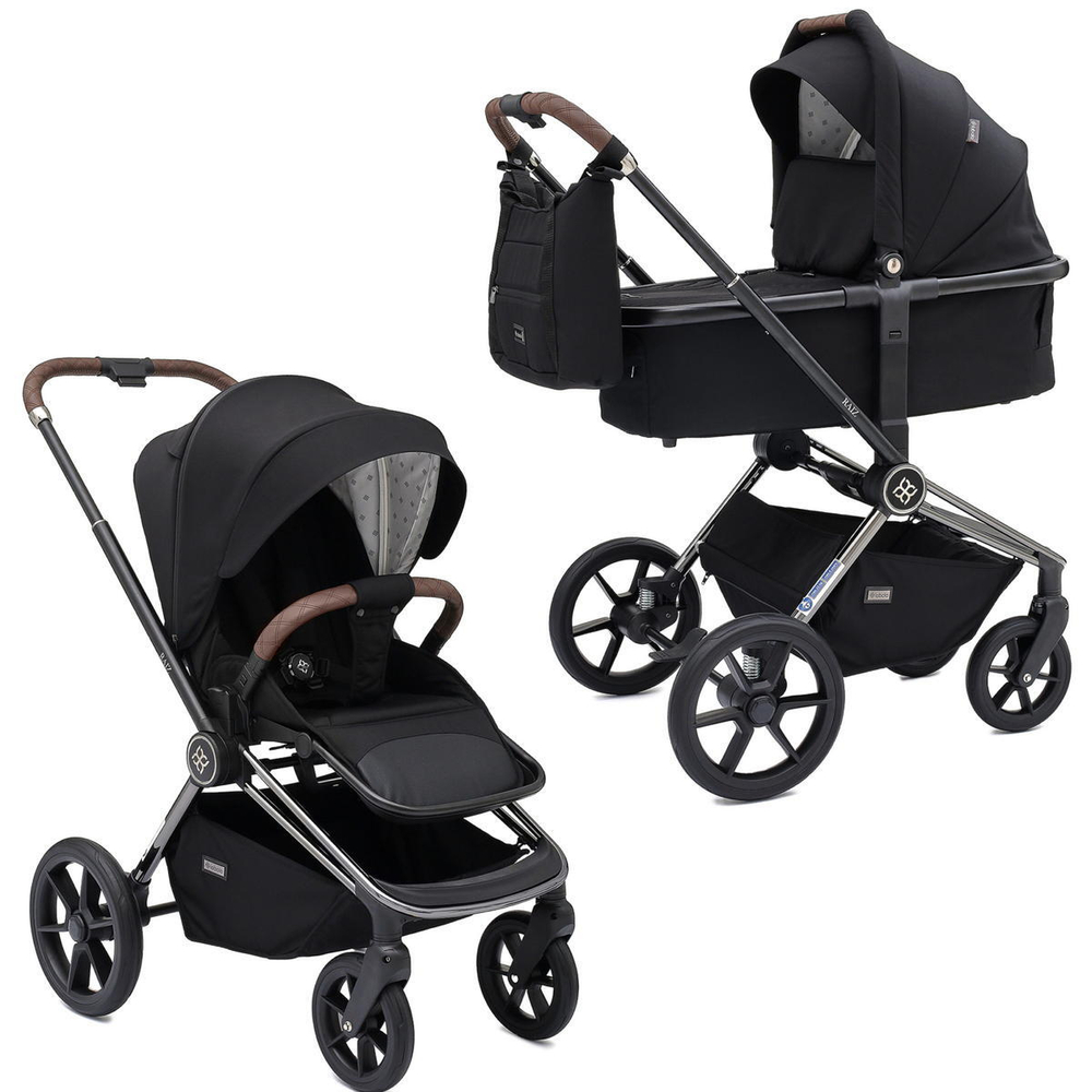 Коляска 2 в 1 Labala Raiz Edition Line 2025 Black Night