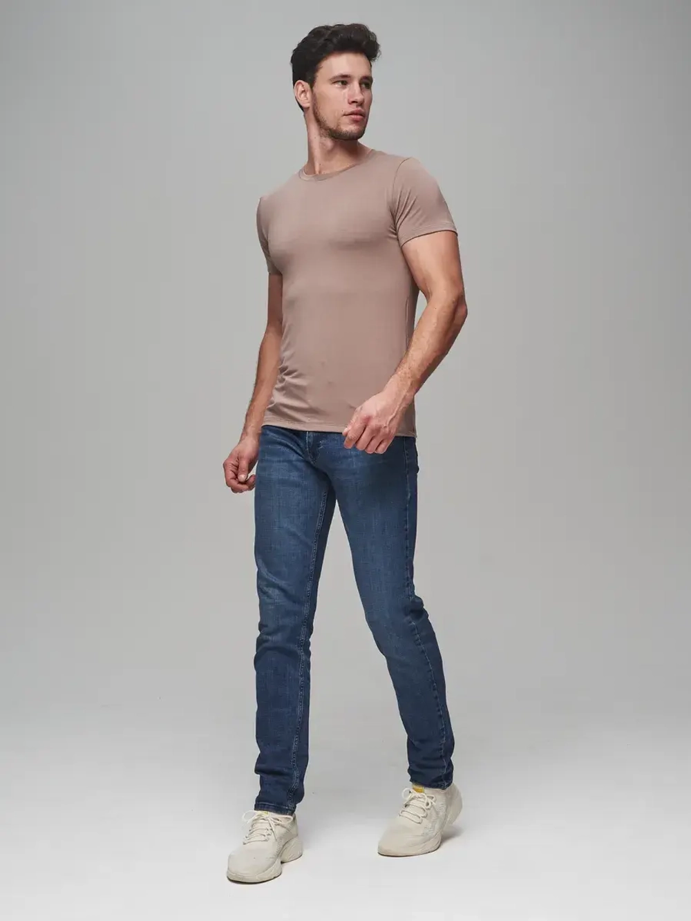 Футболка спортивная однотонная