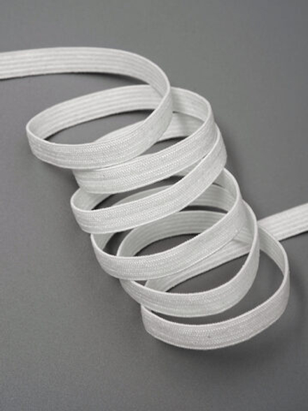 Резинка узкая бельевая цвет теплый белый ширина 6 мм