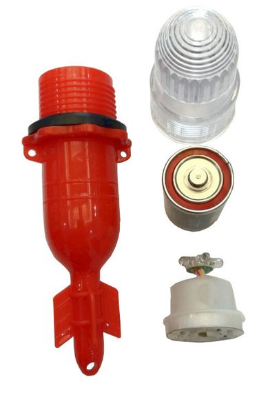 Маяк подводный Borne Point c датчиком света красный свет