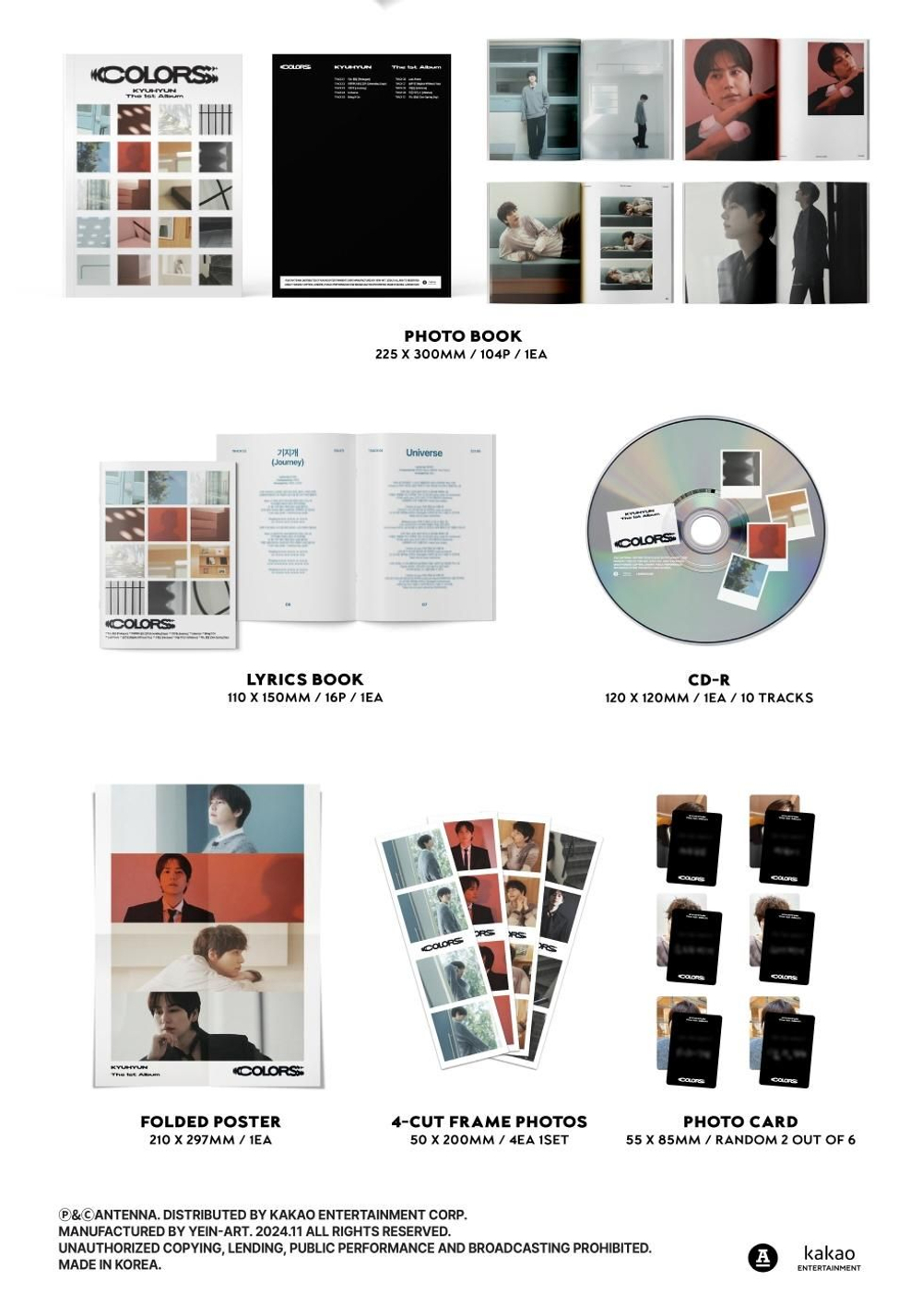 Альбом KYUHYUN - COLORS 1st Album PHOTO BOOK Version