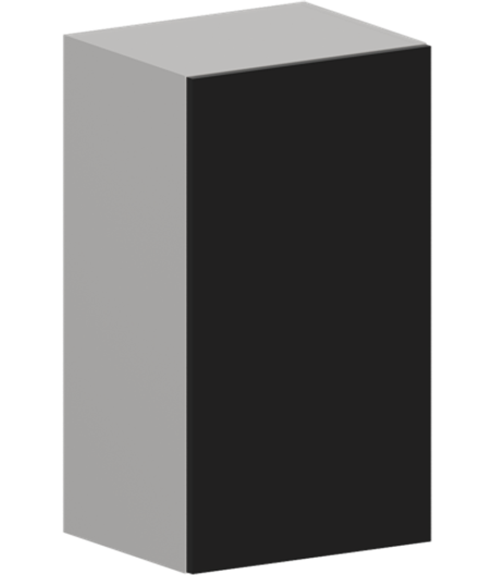 Кухня Модуль ШВ 400 Белый / Черный матовый