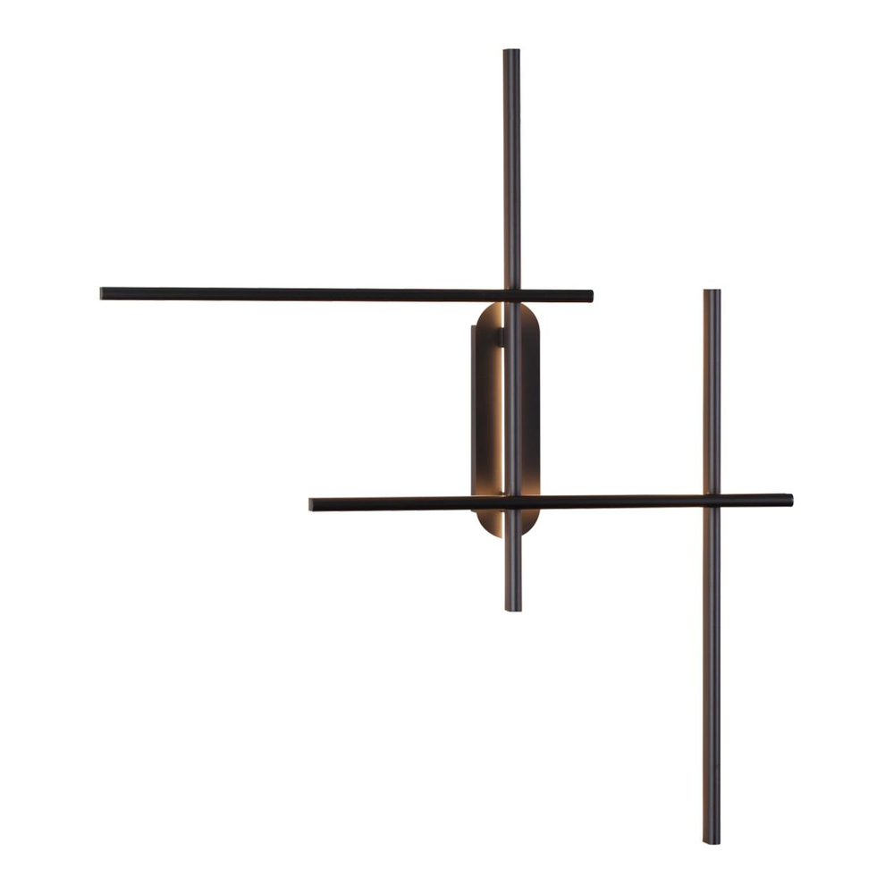 3890/36WLP L-VISION ODL20 311 черный/металл Настенный светильник LED 3000/3800/4800K (перекл. ч/з тумблер) 33W 220V RUDY