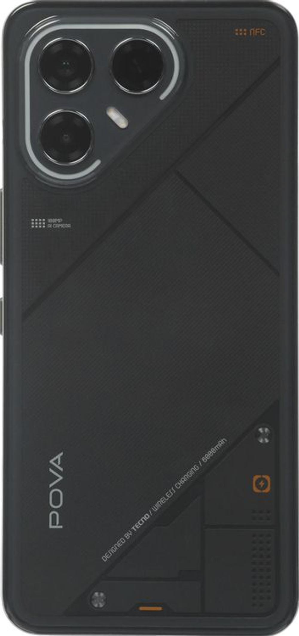 6.67" Смартфон TECNO Pova 7 Ultra 5G 8/256Gb,  NFC,  AMOLED,  144Гц,  6000мAч,  черный