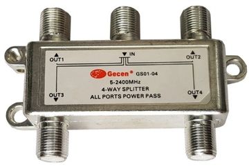 Делитель сигнала Gecen GS01-04, GS1024 GECEN