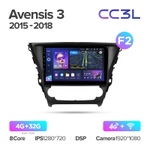 Teyes CC3L 10,2"для Toyota Avensis 2015-2018