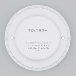 Лампа светодиодная с управлением через Wi-Fi Voltega Wi-Fi bulbs GX53 9Вт 2700-6500K 2430