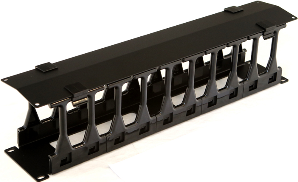 Кабельный организатор  Hyperline CMF-2U-FPL106-MCOV-RAL9005