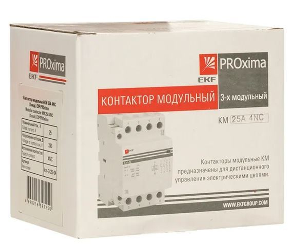 Контактор  EKF km-3-25-04