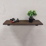 Настенные полки из натурального дерева в стиле Лофт