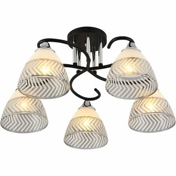 Люстра потолочная Reluce e27 11391-0.3-05B BK+CR